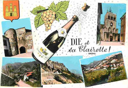 Publicite - Clairette De Die - Vin - Wine - Multivues - Blasons - CPM - Voir Scans Recto-Verso - Werbepostkarten