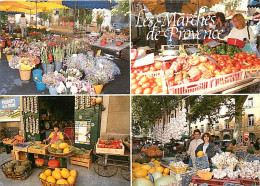 Marchés - Les Marchés Pittoresques De Provence - Multivues - Fruits Et Légumes - CPM - Flamme Postale De Sainte Maxime - - Marchés