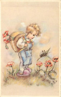 Enfants - Illustration - Dessin - Carte Format CPA - Voir Scans Recto-Verso - Kindertekeningen