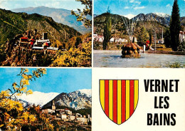 66 - Vernet Les Bains - Multivues - Blasons - CPM - Voir Scans Recto-Verso - Autres & Non Classés