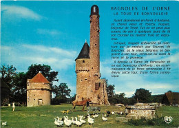 61 - Bagnoles De L'Orne - La Tour De Bonvouloir - Vaches - Oies - Anes - CPM - Voir Scans Recto-Verso - Bagnoles De L'Orne