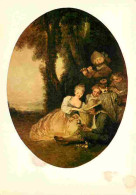 Art - Peinture - Antoine Watteau - Le Concert Champetre - CPM - Voir Scans Recto-Verso - Paintings