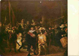 Art - Peinture - Rembrandt Van Ryn - La Ronde De Nuit - CPM - Voir Scans Recto-Verso - Peintures & Tableaux