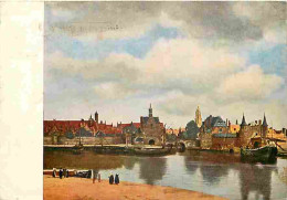 Art - Peinture - Johannes Vermeer - Vue De Delft - CPM - Voir Scans Recto-Verso - Peintures & Tableaux