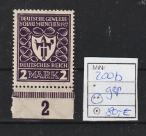 MiNr. 200 Postfrisch **, Geprüft  (0421) - Unused Stamps