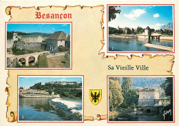 25 - Besançon - Sa Vieille Ville - Multivues - Blasons - CPM - Voir Scans Recto-Verso - Besancon