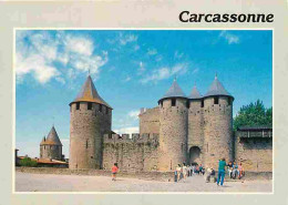11 - Carcassonne - La Cité Médiévale - L'entrée Du Château Comtal - Carte Neuve - CPM - Voir Scans Recto-Verso - Carcassonne