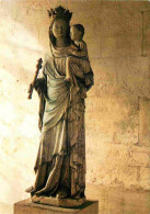 27 - Le Bec Hellouin - L'Abbaye - Statue De Notre Dame Du Bec - Art Religieux - CPM - Voir Scans Recto-Verso - Sonstige & Ohne Zuordnung