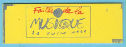 J.P.S. 01/24 - N°04 - France - Carnet De 10 TP Faites De La Musique 1989 Fermé - N° 2376 C 8 - Livraison Offerte - Modern : 1959-…