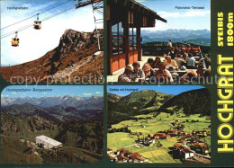 72497640 Steibis Hochgratbahn Panorama Terrasse Bergstation  Steibis - Oberstaufen