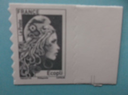 Autoadhésif No: 1597A , MARIANNE D'YZ , ECOPLI ,signé  Philaposte , Venant Du Feuille , XX Timbre En Bon état - Unused Stamps