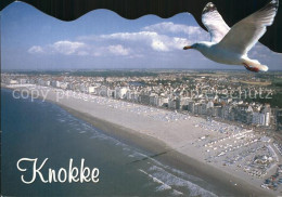 72497412 Knokke-Heist Luftaufnahme Strand Moewe Knokke-Heist - Sonstige & Ohne Zuordnung