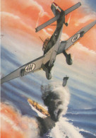 Stuka JU 87 -  Art Card Modern - CPM - 1939-1945: II Guerra