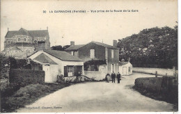 85 - LA GARNACHE - T.Belle Vue Animée Prise De La Route De La Gare - Sonstige & Ohne Zuordnung