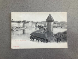 Luzern - Kapellbrucke Carte Postale Postcard - Lucerna