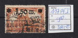 MiNr. 117 I Gestempelt, Geprüft (0421) - Used Stamps