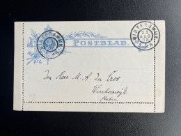 NETHERLANDS 1902 LETTERCARD WINTERSWIJK 23-08-1902 NEDERLAND POSTBLAD - Covers & Documents