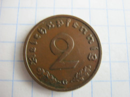 Germany 2 Reichspfennig 1939 G - 2 Reichspfennig