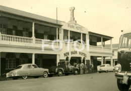 1954 REAL AMATEUR PHOTO FOTO NEW PARK HOTEL PIET RETIEF SOUTH AFRICA BUS AFRIQUE AT441 - Afrika