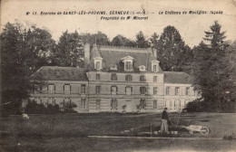 77 , Cpa Environs De SANCY Lès PROVINS , CERNEUX , Le Chateau De Montglas , Façade  (15417) - Altri & Non Classificati
