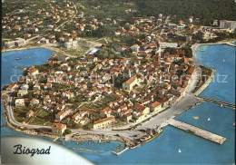 72496898 Biograd Halbinsel Altstadt Fliegeraufnahme Croatia - Kroatien