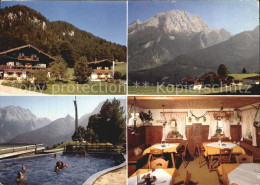 72496883 Ramsau Berchtesgaden Alpenpension Cafe Ettlerlehen Swimming Pool Alpenb - Berchtesgaden