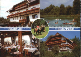 72496861 Velden Woerthersee Thomannhof Gasthof Thomann Restaurant Badesee Reiten - Andere & Zonder Classificatie