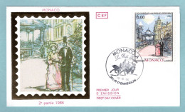 FDC Monaco 1986 - Monte-Carlo Et Monaco à La Belle époque - Le Kiosque à Musique - YT 1543 - FDC