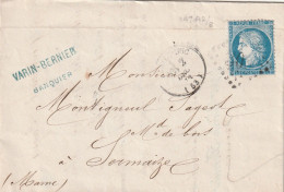Lettre De Bar Le Duc à Sermaize LAC - 1849-1876: Classic Period
