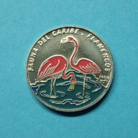 Kuba 1994 1 Peso "Flamingos" In Farbe (M5121 - Sonstige – Amerika