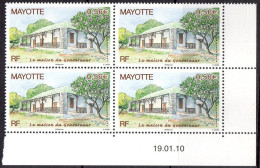 Mayotte Coin Daté YT 234 La Maison Du Gouverneur Architecture Coloniale - Unused Stamps