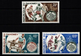 Dahomey 539-541 Postfrisch Fußball #KO212 - Benin - Dahomey (1960-...)