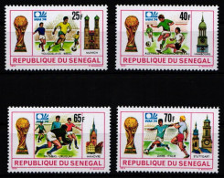 Senegal 553-556 Postfrisch Fußball #KO237 - Sénégal (1960-...)
