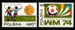 Polen 2315-2316 Postfrisch Fußball #KO228 - Sonstige & Ohne Zuordnung