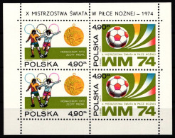 Polen Block 59 Postfrisch Fußball #KO229 - Otros & Sin Clasificación