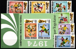 Togo 1017-1022 Und Block 81 Postfrisch Fußball #KO224 - Togo (1960-...)