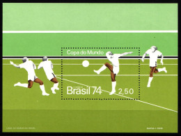 Brasilien Block 34 Postfrisch Fußball #KO230 - Sonstige & Ohne Zuordnung