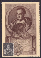 Luxemburg 516 Peter Von Aspelt Bischof Erzbischof Mainz Selt. Maximum Karte - Storia Postale