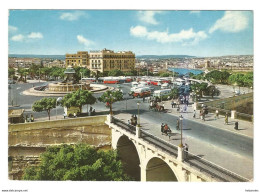 FLORIANA - BUS TERMINAL And TRITON FOUNTAIN - 1970's - MALTA - - Malta