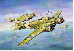 Unidentified Fighter Airplane  -  Art Card Modern - CPM - 1939-1945: II Guerra