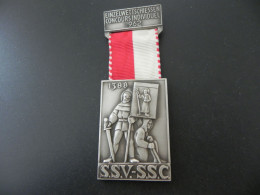 Schützen Medaille Shooting Medal - Schweiz Suisse Switzerland SSV SSC 1962 - Autres & Non Classés