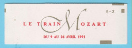 J.P.S. 01/24 - N°11 - France - Carnet De 10 TP  Train Mozart Fermé - N° 2614 C 11 - Livraison Offerte - Modern : 1959-...