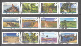 France Autoadhésifs Oblitérés N° 2308/2319 (Série Complète : Randonnées Pédestres) (Cachet Rond) - Used Stamps