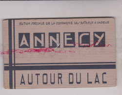 ANNECY AUTOUR DU LAC  Carnet De 10 Vues - Annecy