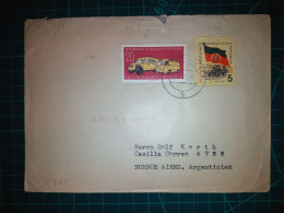 ALLEMAGNE, Enveloppe Circulée à Buenos Aires, Argentine Avec Timbre-carte Postale Commémorative Du "10ème Anniversaire D - Used Stamps