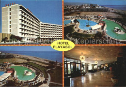 72496401 Roquetas De Mar Hotel Playasol Swimmingpool Fliegeraufnahme Foyer Costa - Autres & Non Classés