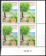 Mayotte Coin Daté YT 252 Arbre Tree Orangers Orange Tree - Neufs