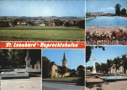 72496366 St Leonhard Forst Niederoesterreich Mit Ruprechtshofen Panorama Schwimm - Other & Unclassified