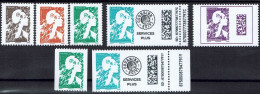 FRANCE  2023   MARIANNE DE L'AVENIR Gommés - 7 VALEURS-  Neuf - Unused Stamps
