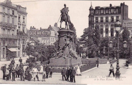 59 - Nord -  LILLE - La Statue De Faidherbe Et La Place Richebé - Lille